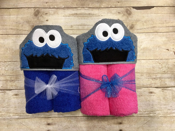 Cookie monster hooded towel new arrivals