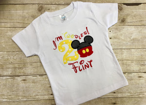 I'm Twodles Mickey Mouse Birthday Shirt