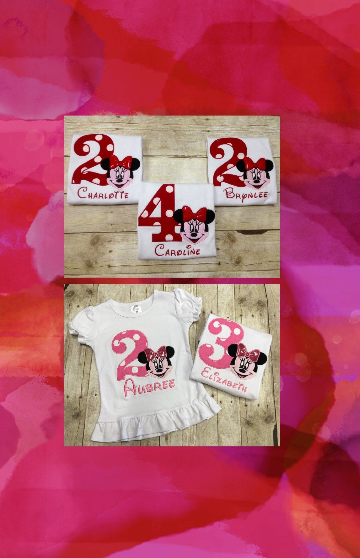 Minnie Mouse Birthday Shirt