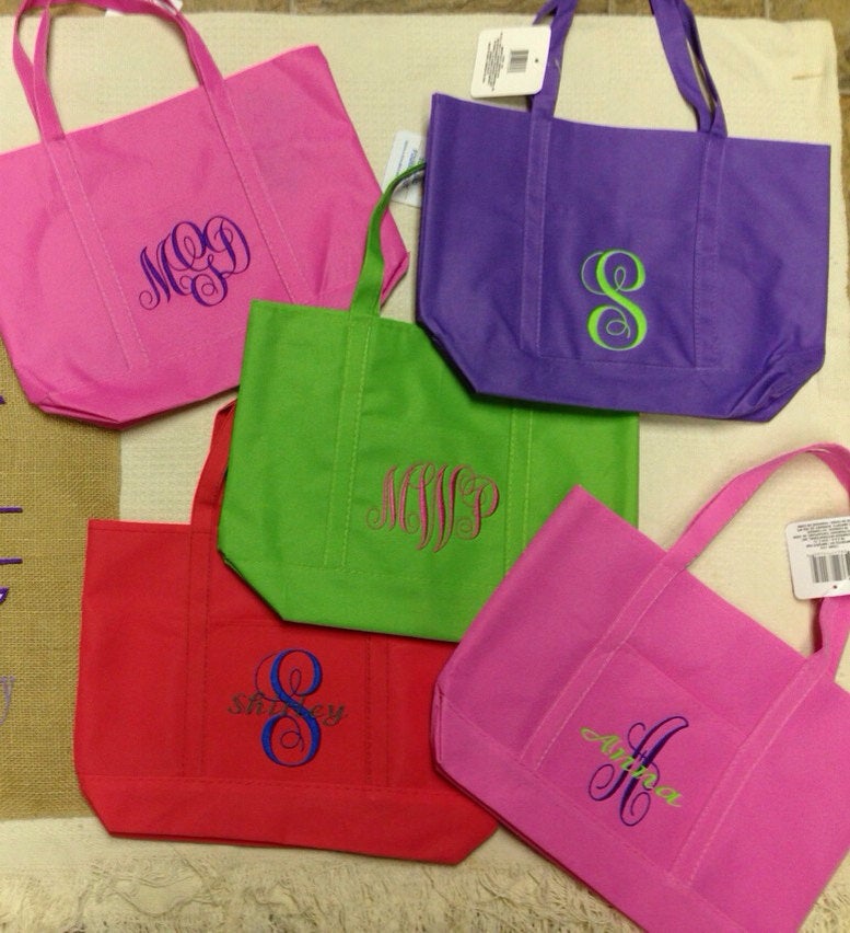 Personalized Monogram Gift Bags