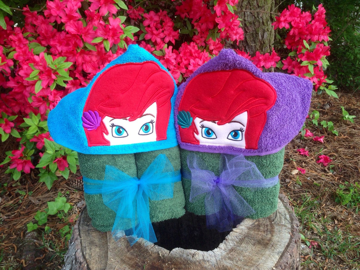 Little mermaid hot sale hooded towel