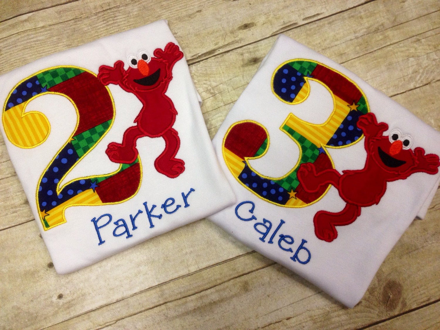 Personalized Elmo Birthday Shirt